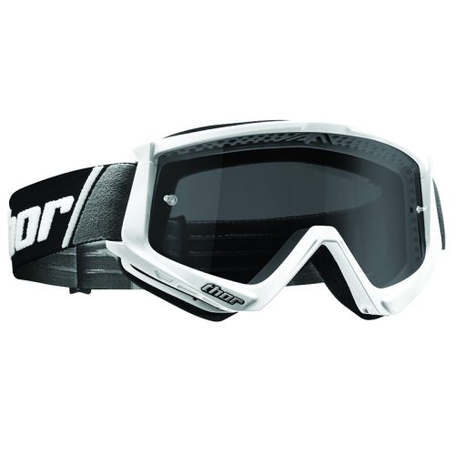 Thor Combat Sand Solid Goggle White-Black