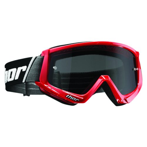 Thor Combat Sand Solid Goggle Red-Black
