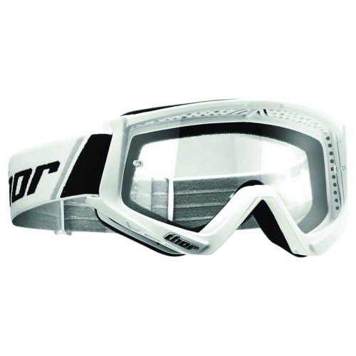 Thor Youth Combat Solid Goggle White-Black