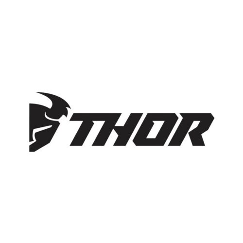 Thor Die-Cut Decals Black-White 9″