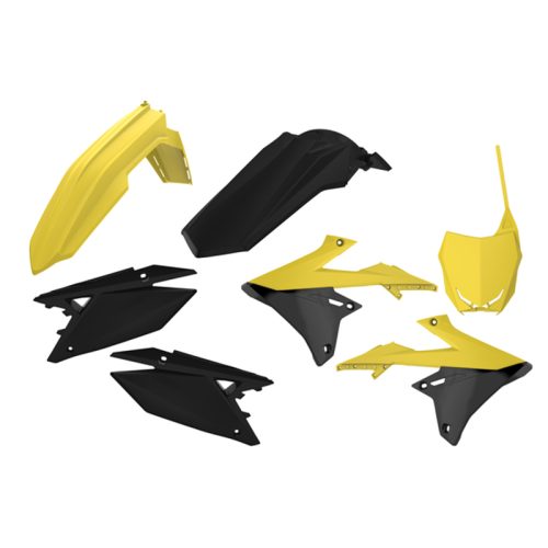 Plastic Kits Suzuki RMZ250 19-21 / RMZ450 18-21 Yellow-Black