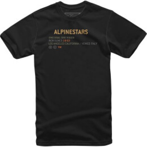 ALPINESTARS T-SHIRT QUEST (BLACK-GREEN)