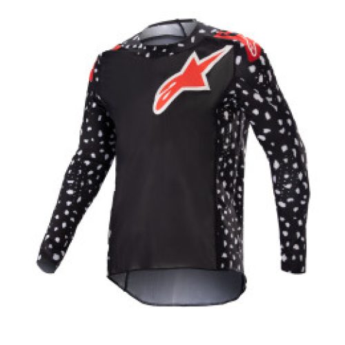 ALPINESTARS YOUTH JERSEY RACER NORTH (BLACK-RED-WHITE)