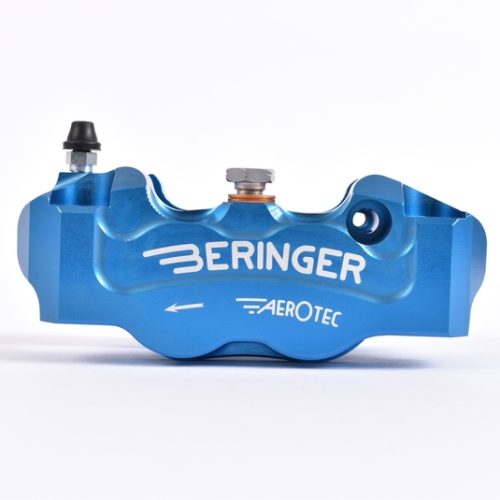 BERINGER Aerotec® Left Radial Brake Caliper 4 Pistons Ø32mm Spacing 108mm Blue