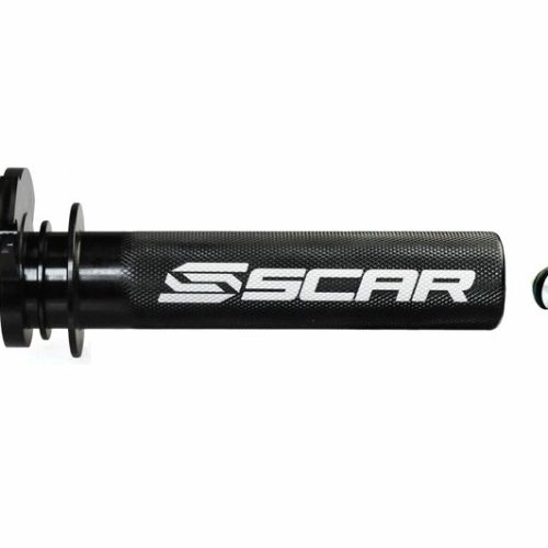 SCAR Throttle Tube Aluminium + Bearing Black Yamaha YZ125/250/250X