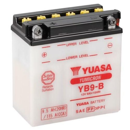 YUASA Battery Conventional with Acid Pack – YB9-B