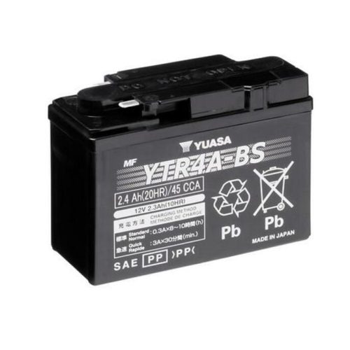 YUASA Battery Maintenance Free with Acid Pack – YTR4A-BS