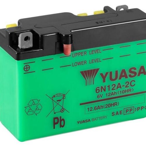 YUASA Battery Conventional without Acid Pack – 6N12A-2C/B54-6