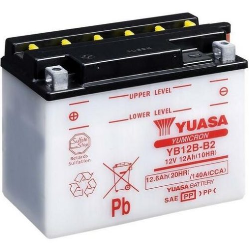 YUASA Battery Conventional without Acid Pack – YB12B-B2