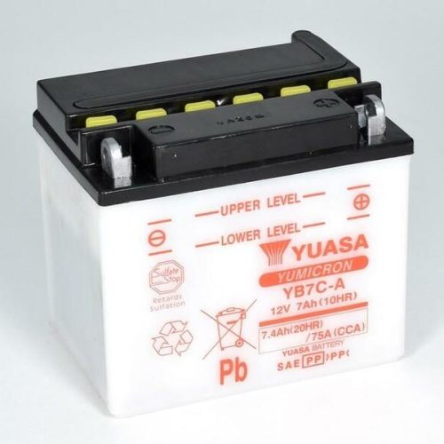 YUASA Battery Conventional without Acid Pack – YB7C-A