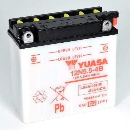 YUASA Battery Conventional without Acid Pack – 12N5.5-4B
