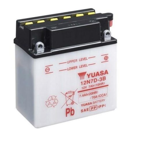 YUASA Battery Conventional without Acid Pack – 12N7D-3B