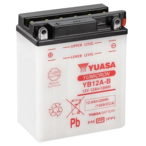 YUASA Battery Conventional without Acid Pack – YB12A-B