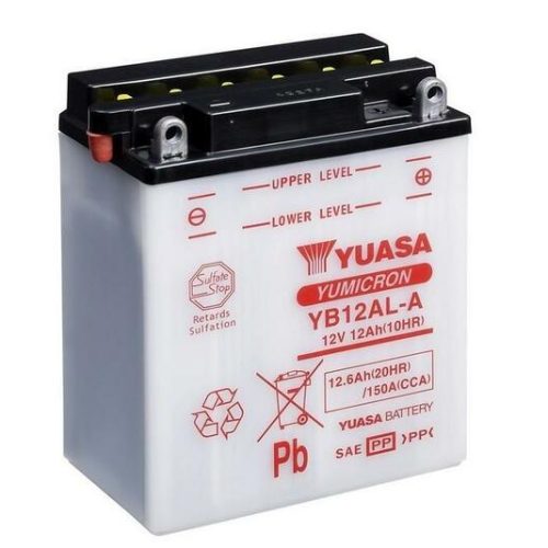 YUASA Battery Conventional without Acid Pack – YB12AL-A