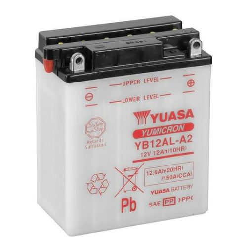 YUASA Battery Conventional without Acid Pack – YB12AL-A2