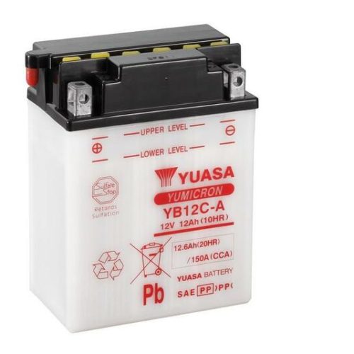 YUASA Battery Conventional without Acid Pack – YB12C-A