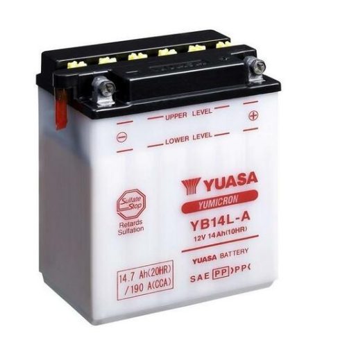 YUASA Battery Conventional without Acid Pack – YB14L-A