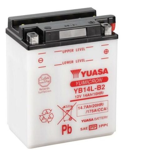 YUASA Battery Conventional without Acid Pack – YB14L-B2