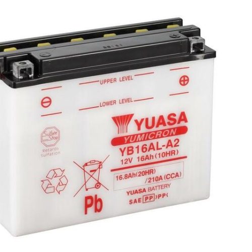 YUASA Battery Conventional without Acid Pack – YB16AL-A2