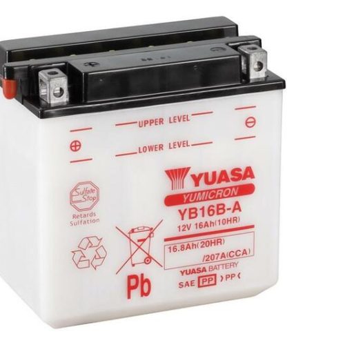 YUASA Battery Conventional without Acid Pack – YB16B-A