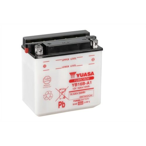 YUASA Battery Conventional without Acid Pack – YB16BA-1