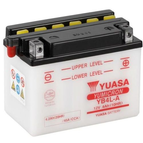 YUASA Battery Conventional without Acid Pack – YB4L-A