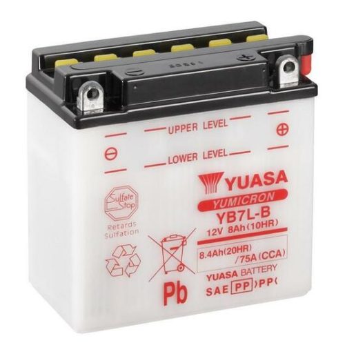 YUASA Battery Conventional without Acid Pack – YB7L-B