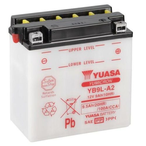 YUASA Battery Conventional without Acid Pack – YB9L-A2