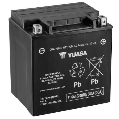 YUASA Battery Conventional with Acid Pack – YIX30L