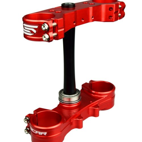 SCAR Triple Clamp OE Offset Red Beta RR