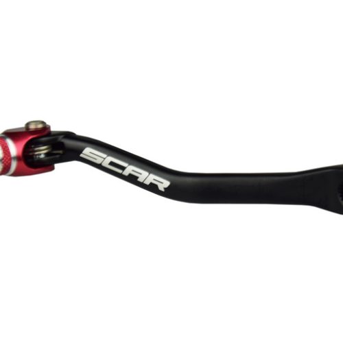 SCAR Gear Shift Lever Black with Red Endpiece Gasgas