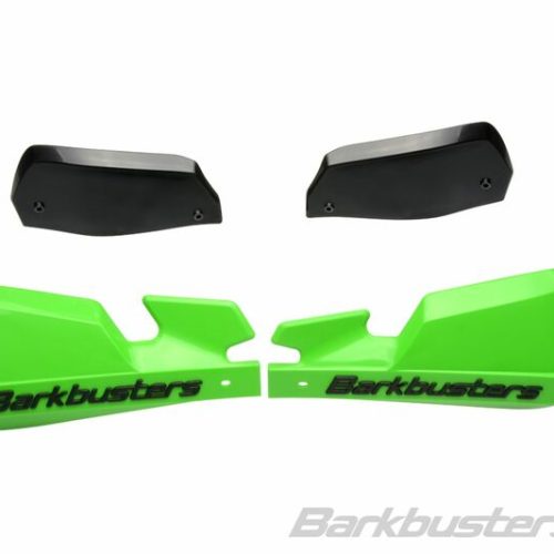 BARKBUSTERS VPS MX Handguard Plastic Set Only Green/Black Deflector