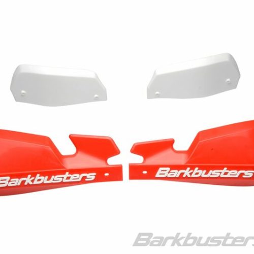 BARKBUSTERS VPS MX Handguard Plastic Set Only Red/White Deflector