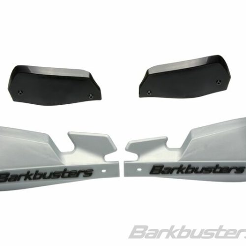 BARKBUSTERS VPS MX Handguard Plastic Set Only Silver/Black Deflector