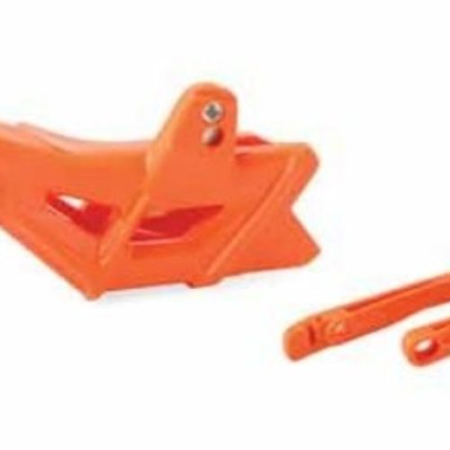POLISPORT Chain Guide + Slider Kit Orange KTM