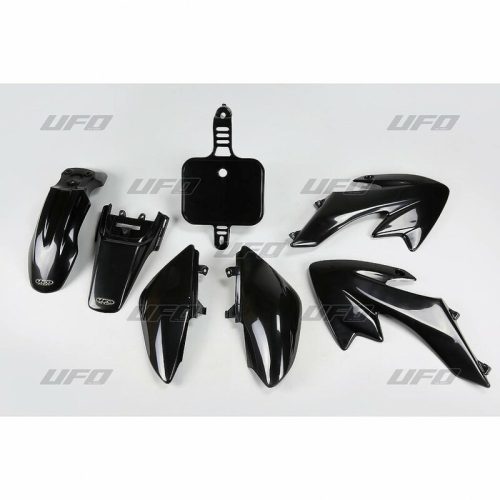 UFO Plastic Kit Black Honda CRF50F