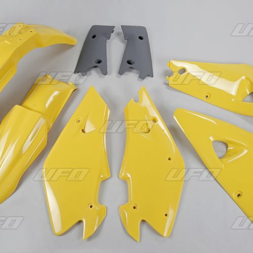 UFO Plastic Kit OEM Color Yellow/Grey Husqvarna CR125/250