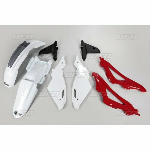 UFO Plastic Kit OEM Color White/Red/Grey Husqvarna CR125