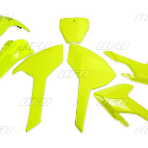 UFO Plastic Kit Neon Yellow Husqvarna