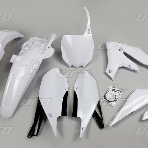 UFO Plastic Kit White Yamaha YZ450F
