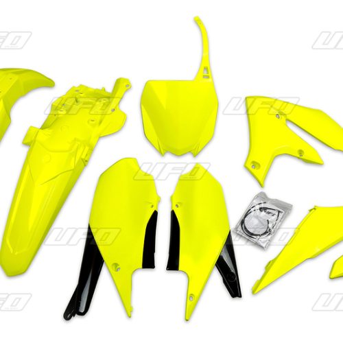 UFO Plastic Kit Neon Yellow Yamaha YZ450F