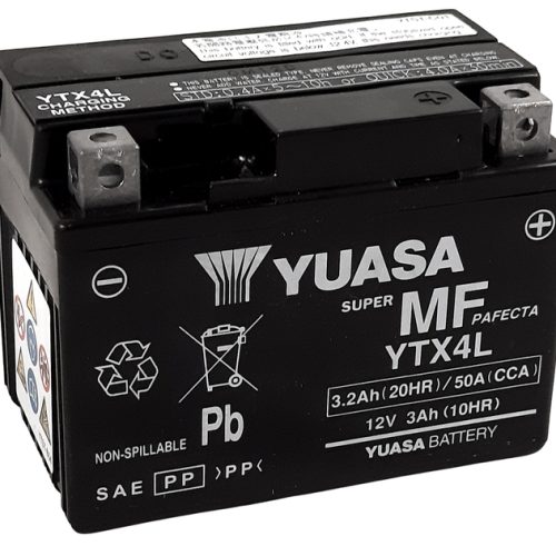 YUASA W/C Battery Maintenance Free Factory Activated – YTX4L FA