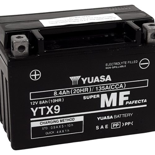 YUASA W/C Battery Maintenance Free Factory Activated – YTX9 FA