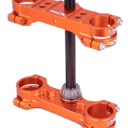 XTRIG ROCS Tech Triple Clamp Offset 22 mm – Orange KTM SX50