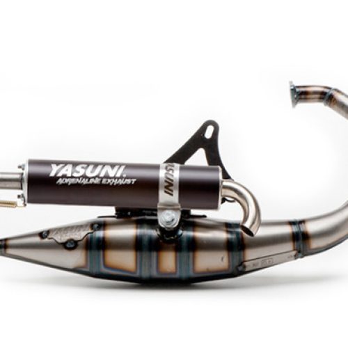 YASUNI Scooter R Full Exhaust System – Steel/Aluminium Black
