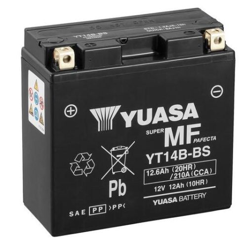 YUASA W/C Battery Maintenance Free Factory Activated – YT14B FA