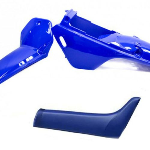 ART Plastic Kit + Seat Cover Blue Yamaha PW80