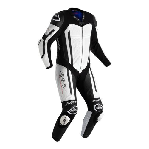 RST Pro Series Leather Airbag Suit – White Size 4XL