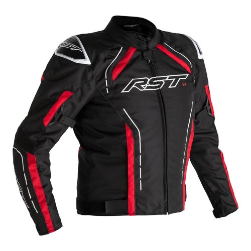 RST S-1 Jacket Textile Black/Red/White Men Size S