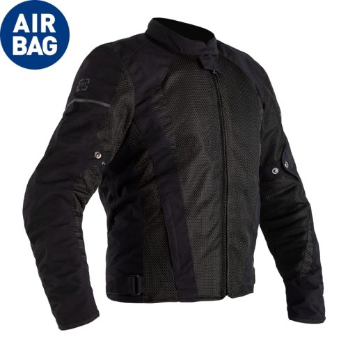 RST F-Lite Airbag Jacket Textile Black Size XXL